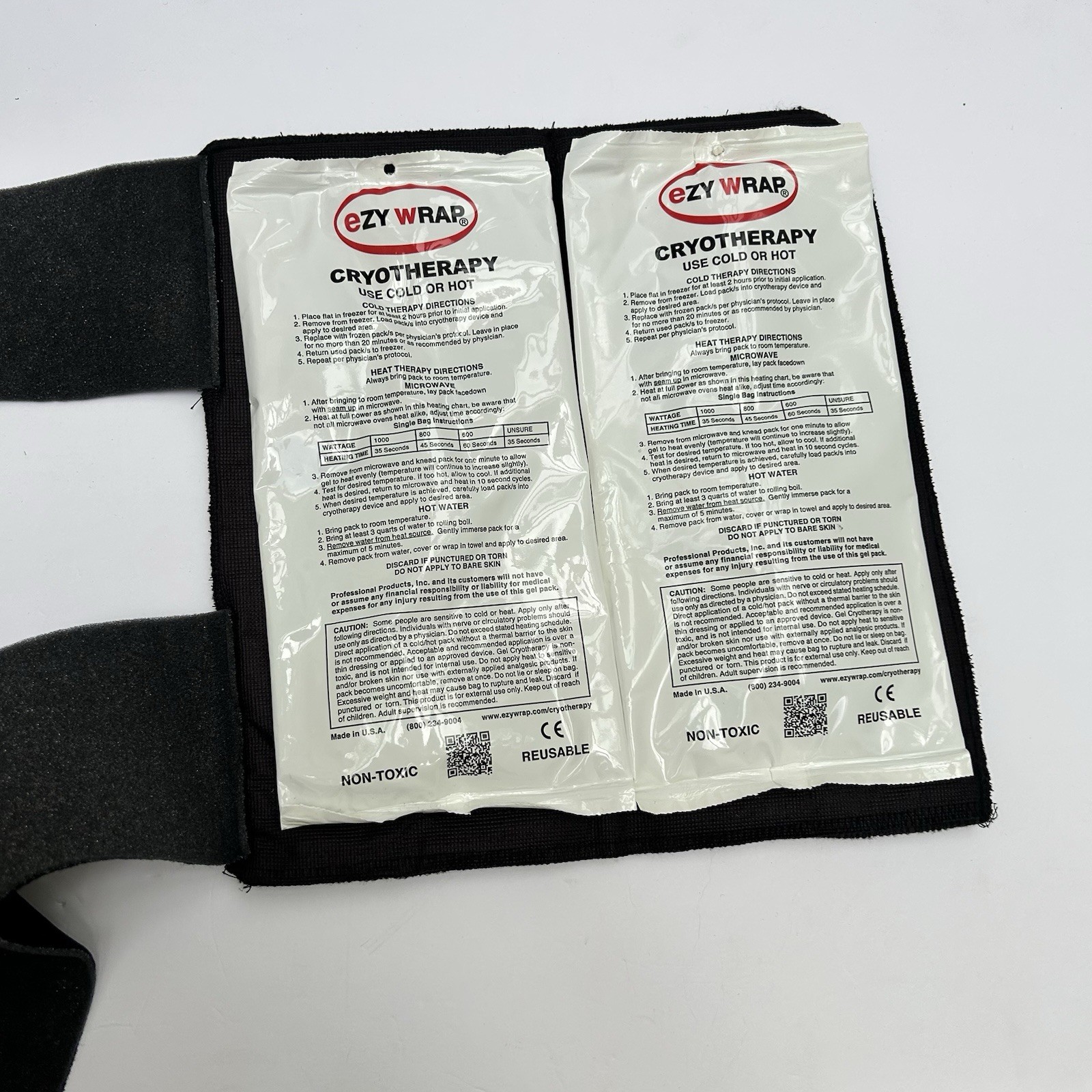 New Sealed Ezy Wrap Universal Cryotherapy Hot Cold Therapy Compression Adjusts