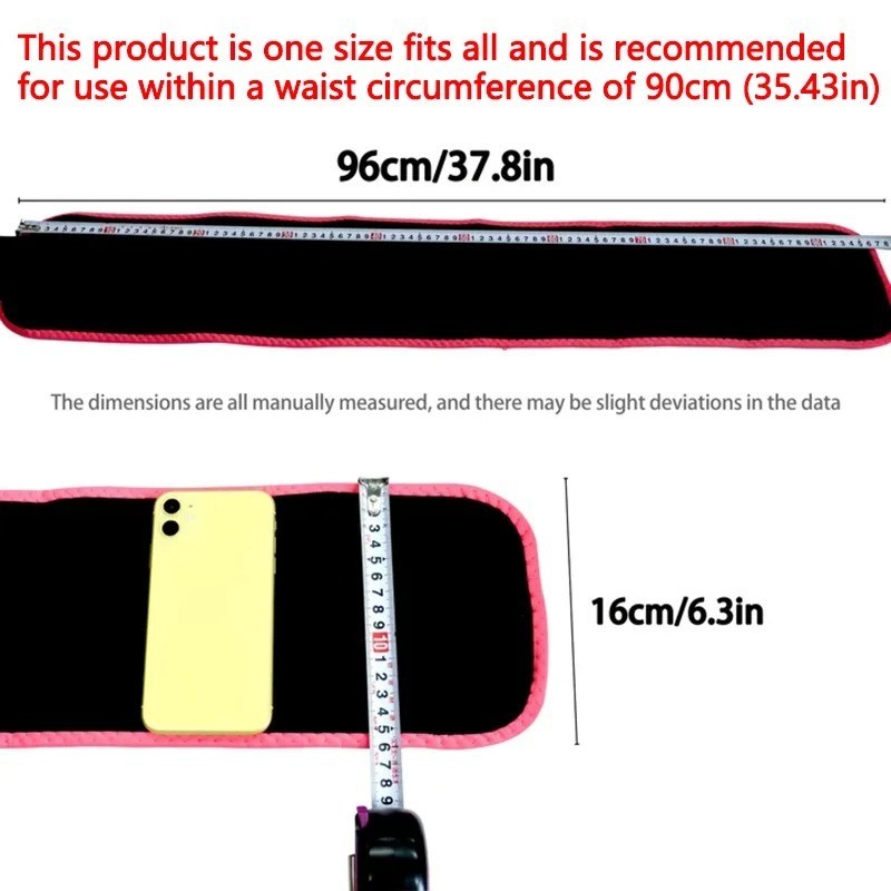 Adjustable Waist Trimmer Belt for Men Women Sports Running Workout Sweat Sauna