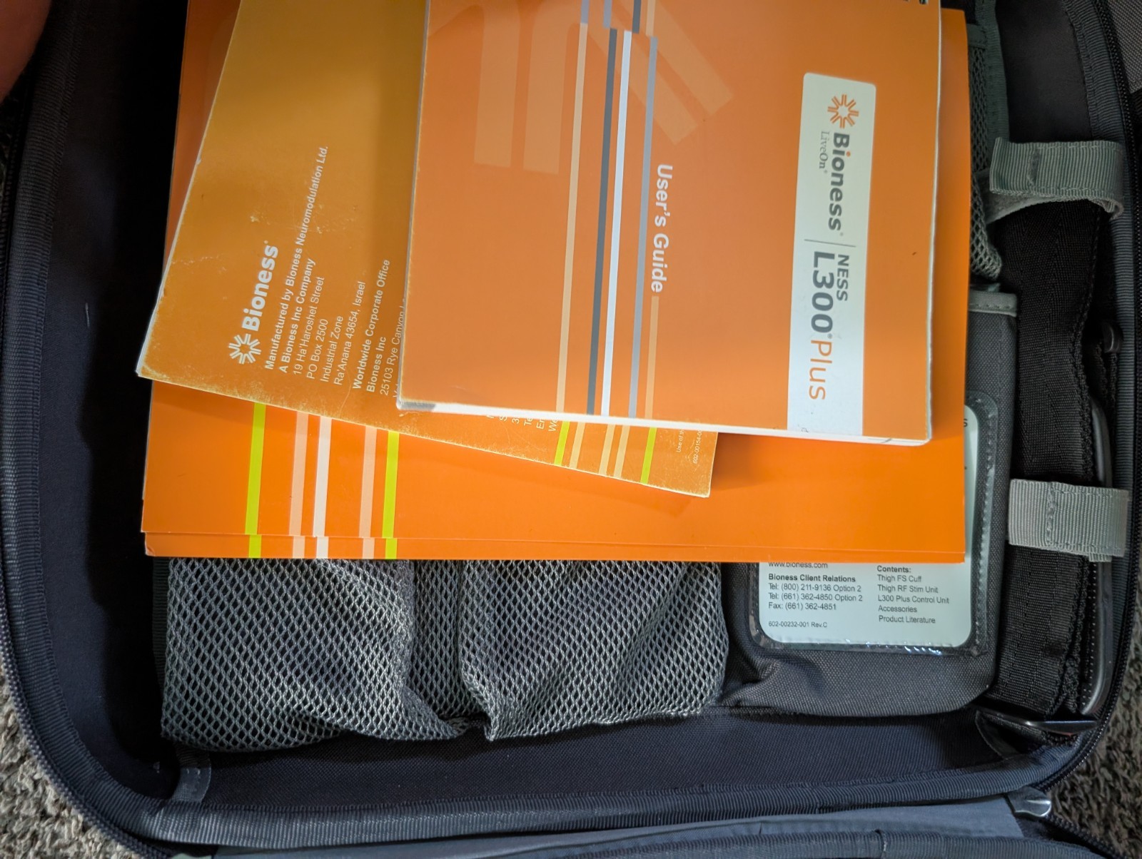 NESS L300 Clinician’s Kit and L300 GO AND L300 PLUSS Complete System
