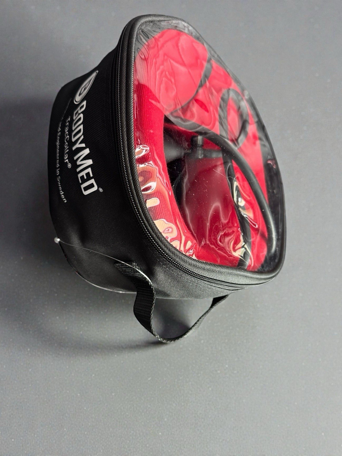 Orthopedic Collar, Body Medical Traction Collar, Red & Black, One Size