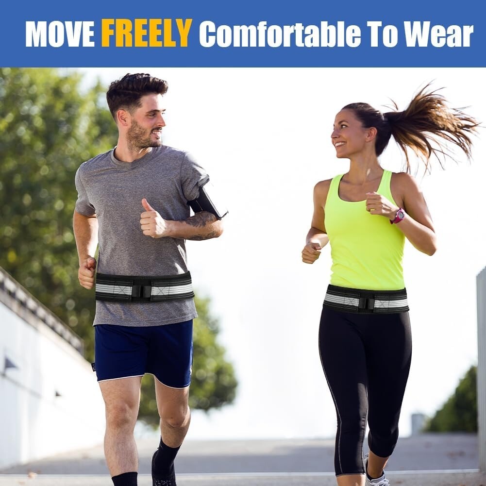 Lightweight Hip Back Brace Breathable Adjustable Lumbar Support Belt Women&Men