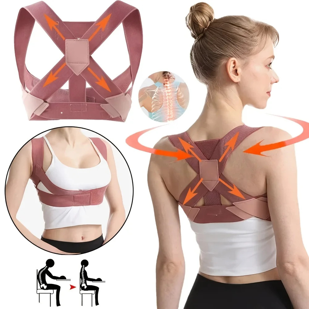 Hunchback Corrector Straight Back Open Shoulder Lumbar Spine Correction Belt