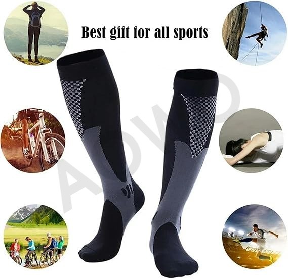 20-25mmHg Compression Socks for Men Women Sports Travel Pregnancy Circulation