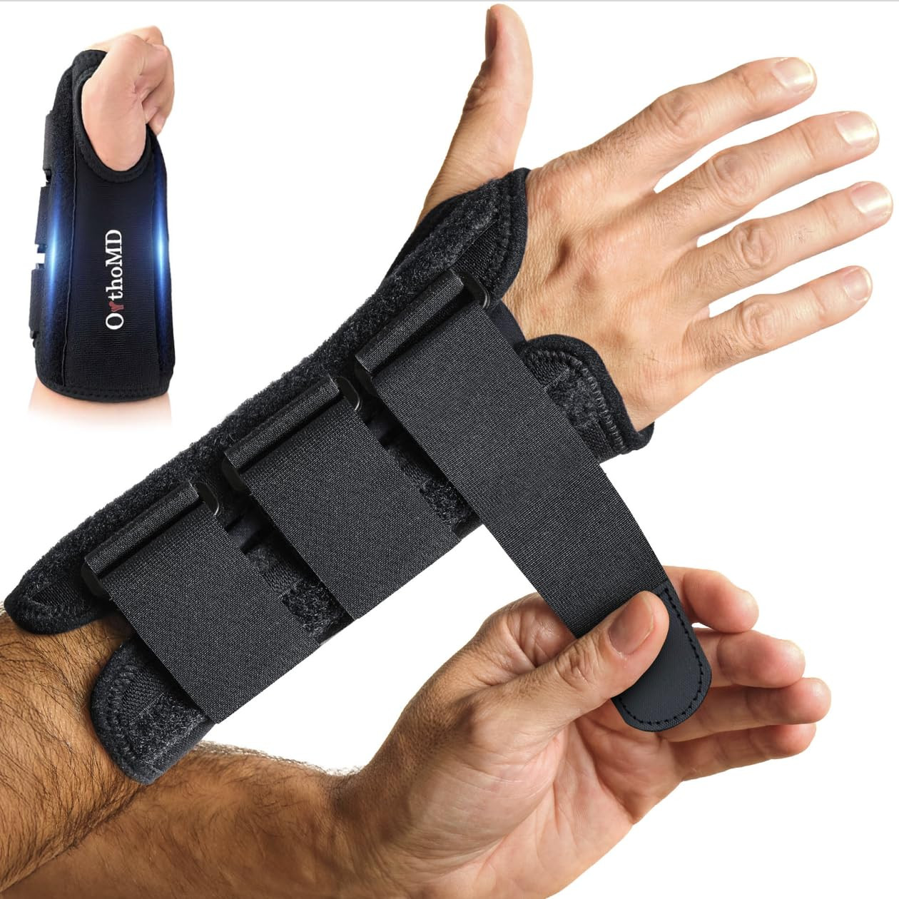 Carpal Tunnel Wrist Brace – Orthopedic Hand Surgeon Designed Wrist Splint for Sl