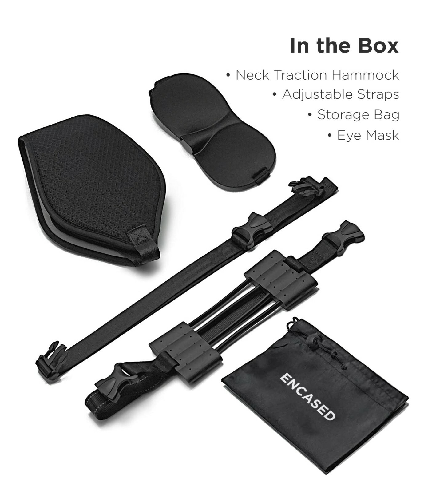 Head Sling Hammock Stretcher – Back Pain Relief Cervical Traction Doorknob Sling
