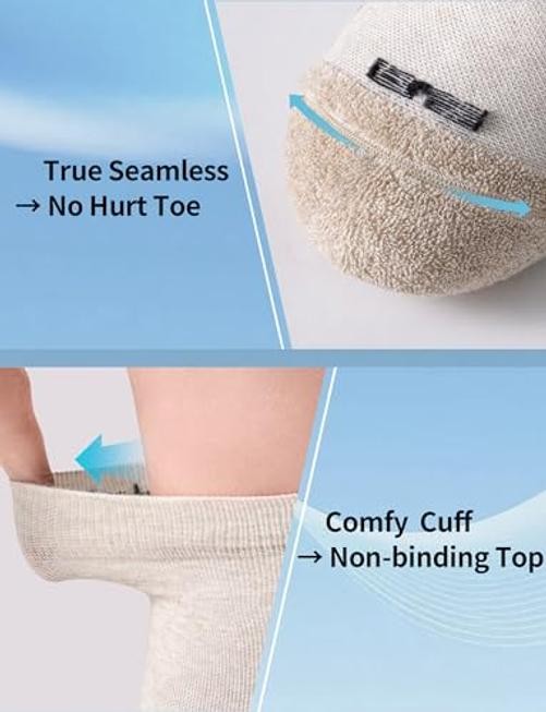 Light Compression Cotton Socks 8-15 mmHg for Medium-Large 3 Pairs – Polka Dots
