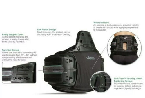 Aspen Vista LSO Lower Back Spine Adjustable Back Brace One Size