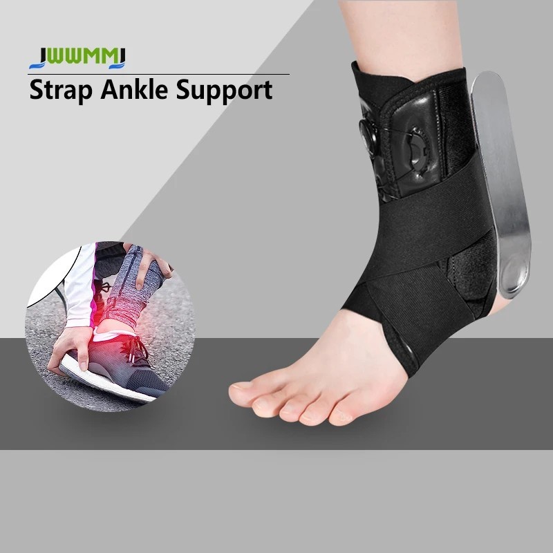 Adjustable Lace-Up Ankle Brace Support for Men & Women Injury Recovery