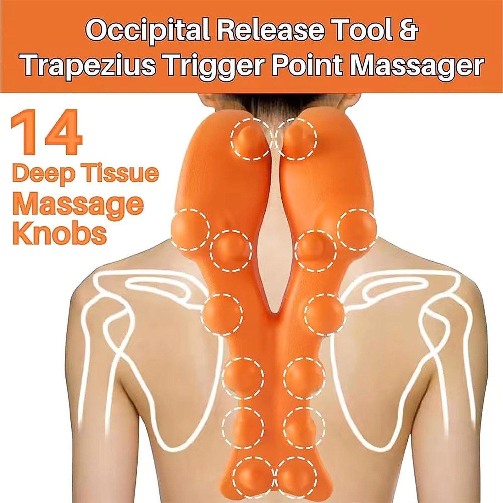 Cervical Traction Device Trapezius Neck Shoulder Stretcher Pain Relief Massage