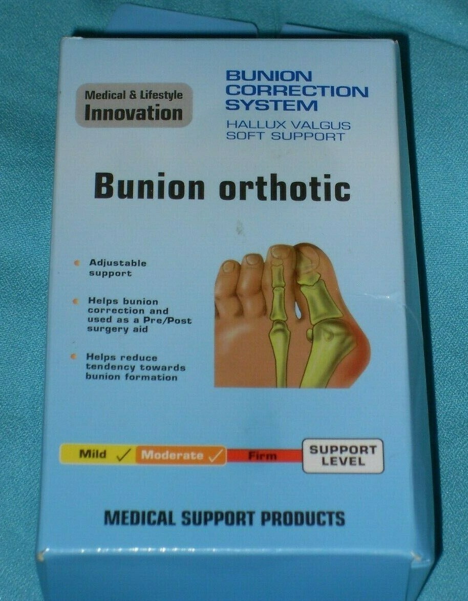 Bunion Correction System bunion orthotic adjustable support NEW
