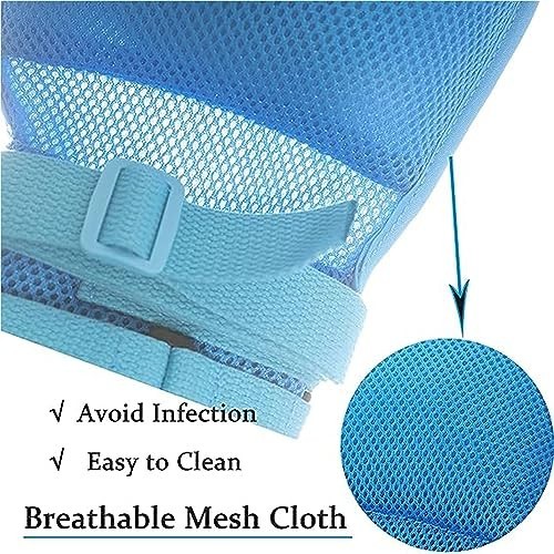 Dementia Restraint Gloves 2 Pack Safety Mitts For Elderly Unconscious ICU