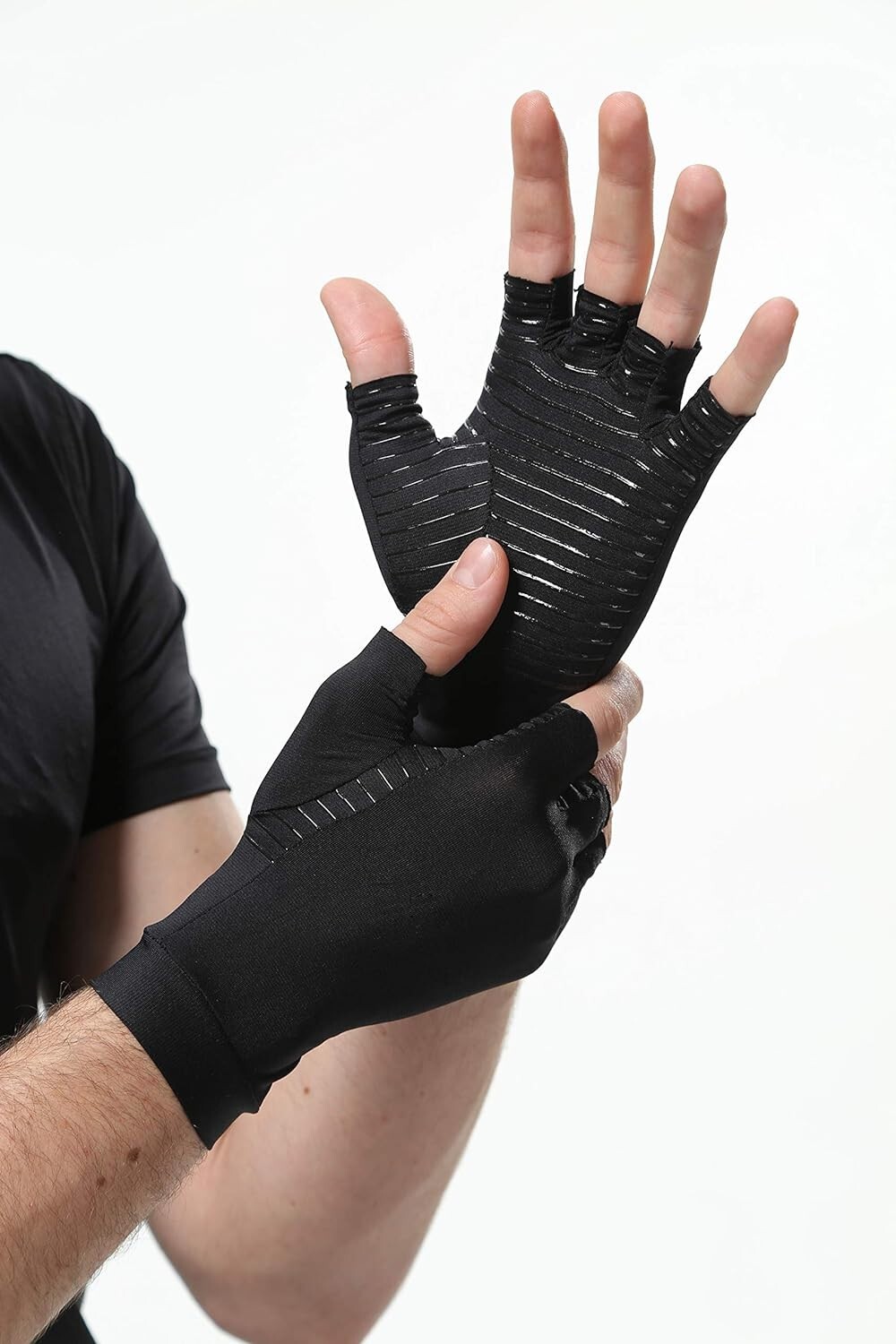 COOPER HEAL Copper Compression Gloves – Pain Relief for Arthritis & Tendonitis