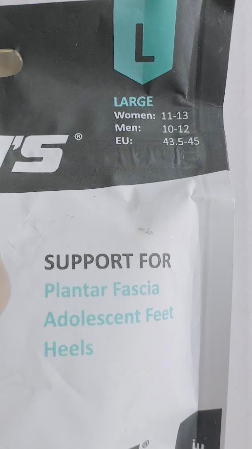Tuli’s The X Brace LARGE Plantar Fasciitis & Sever’s Disease Support Brand New