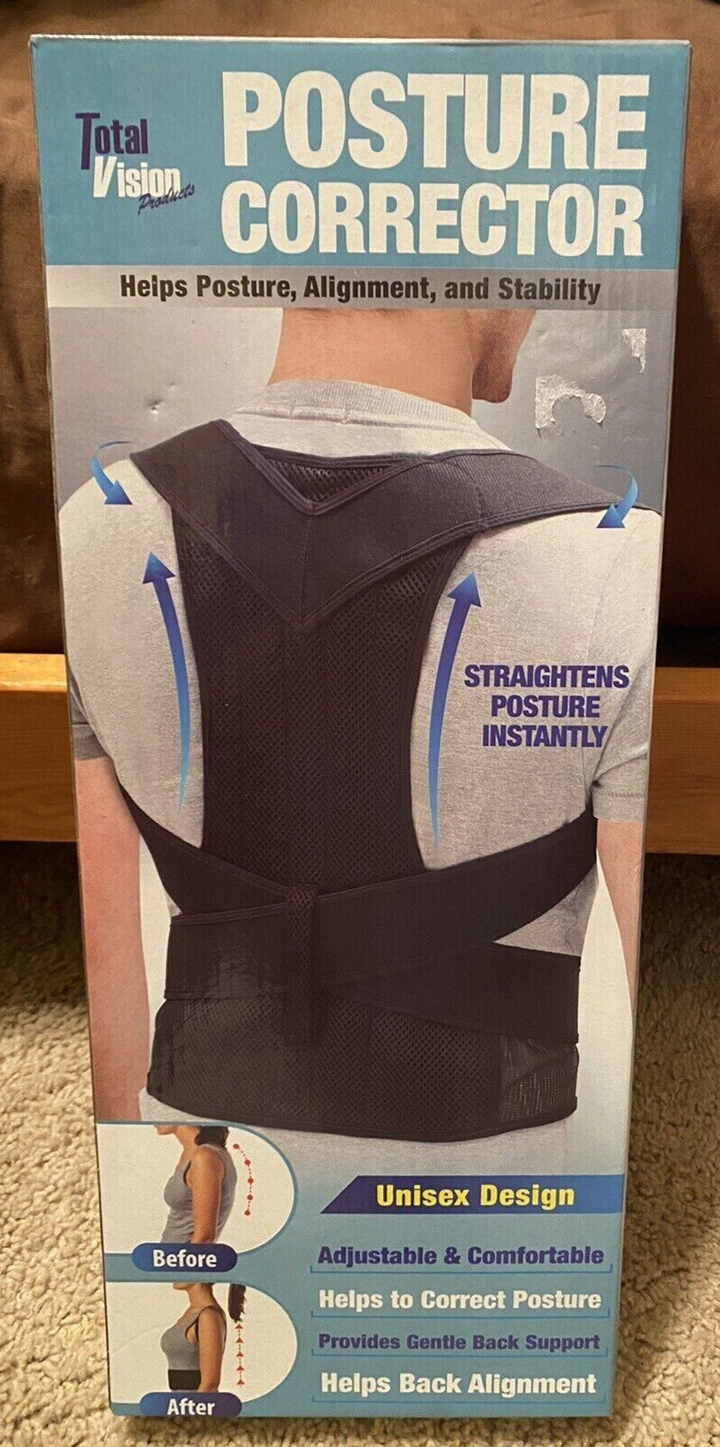 Total Vision Posture Corrector Size XL unisex NEW