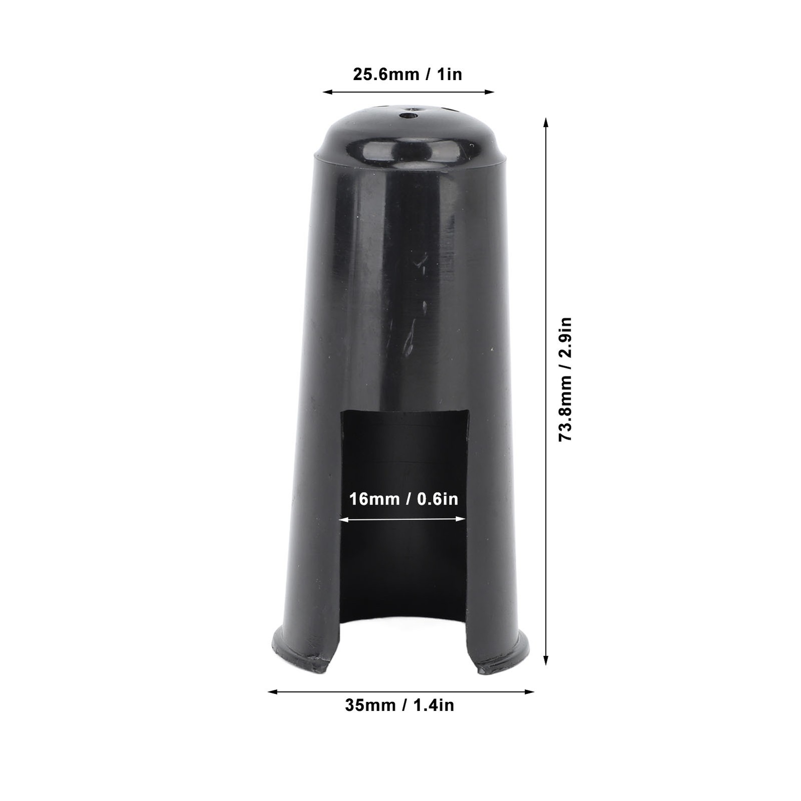 1 Alto Saxophone Mouthpiece Cap Lightweight Protector For Musicians Plastic
