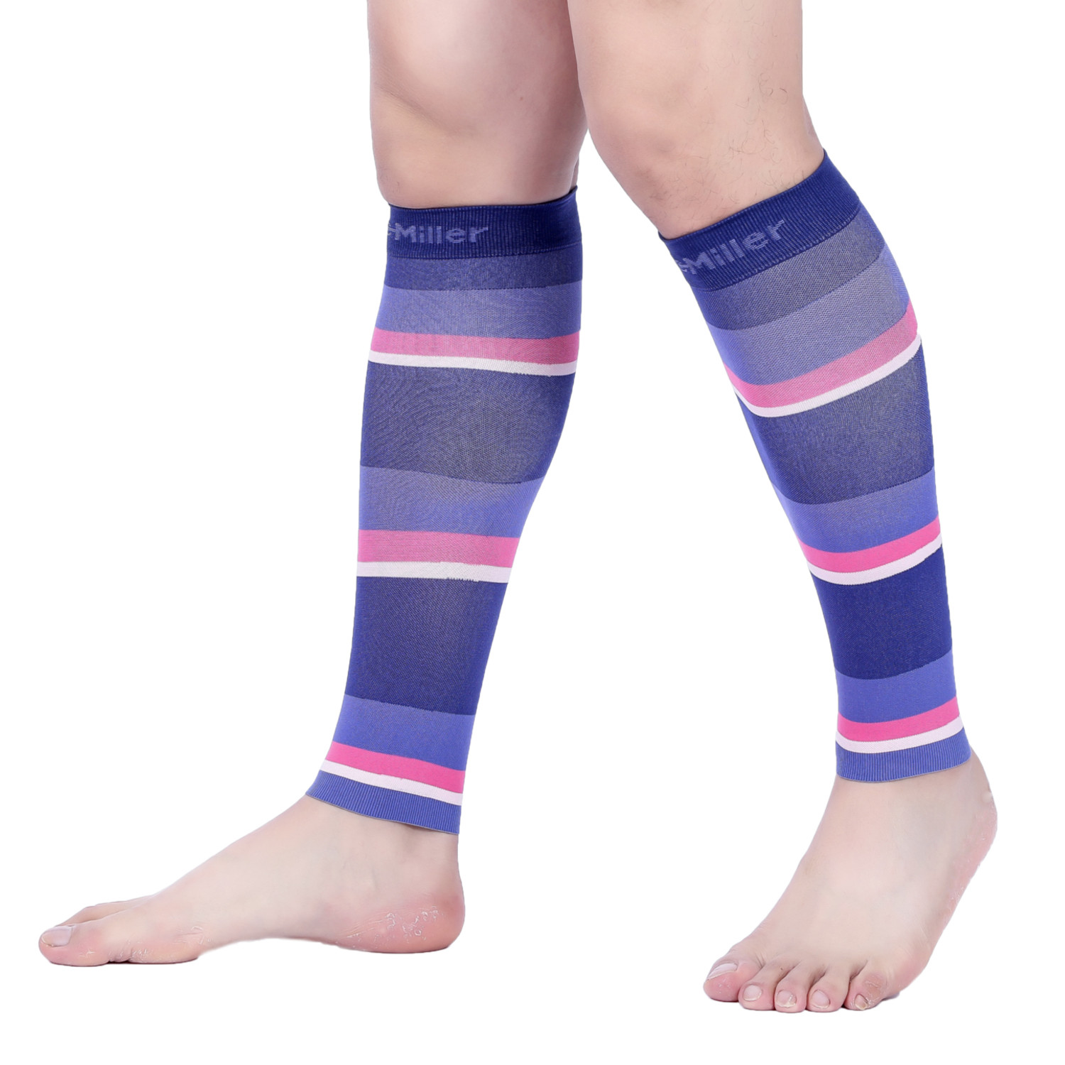 Doc Miller Calf Compression Stockings 20-30MMHG Sleeves For Varicose Pain Relief