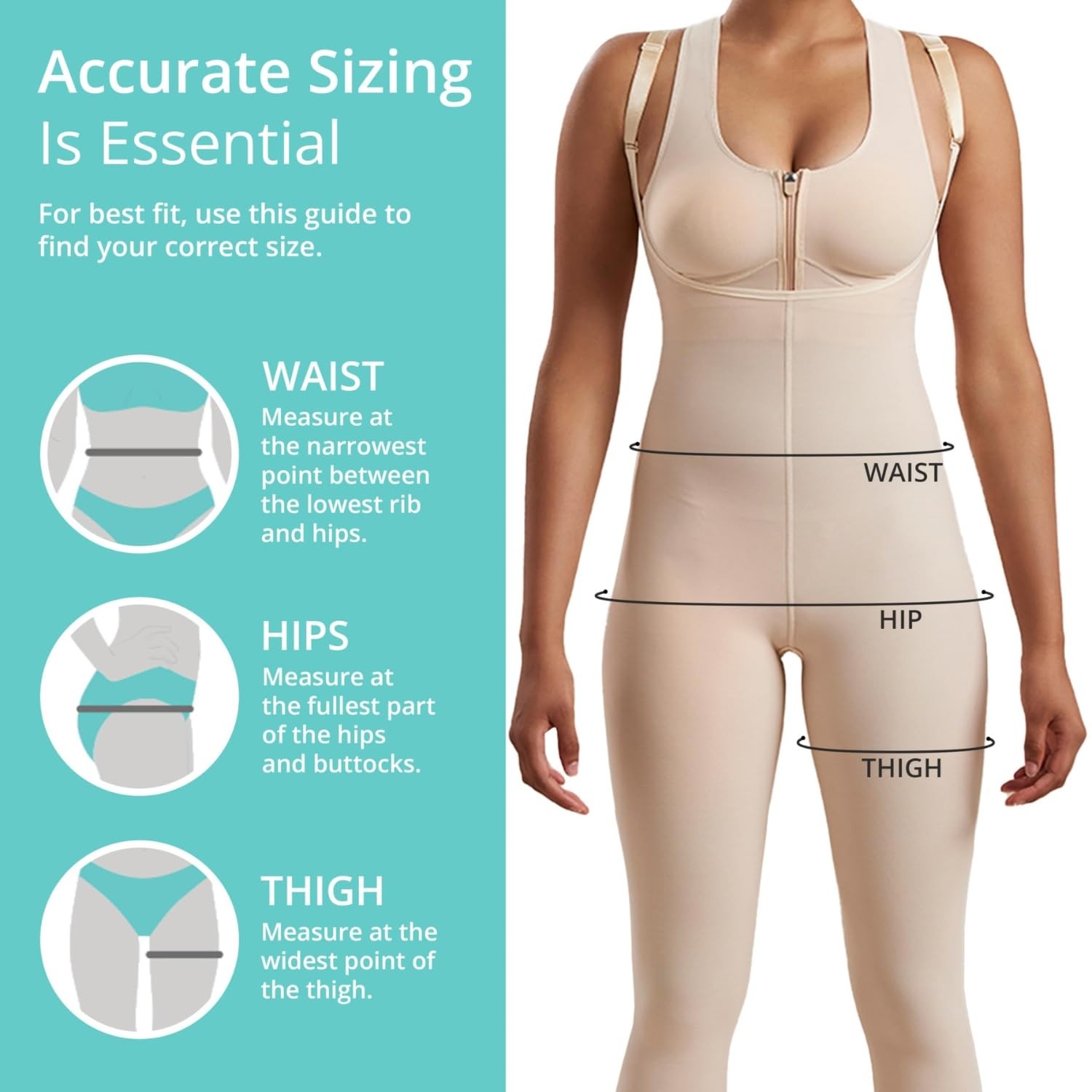 Marena Recovery Mid-Calf-Length Girdle, Step 2 (pull On), Beige, 2XL