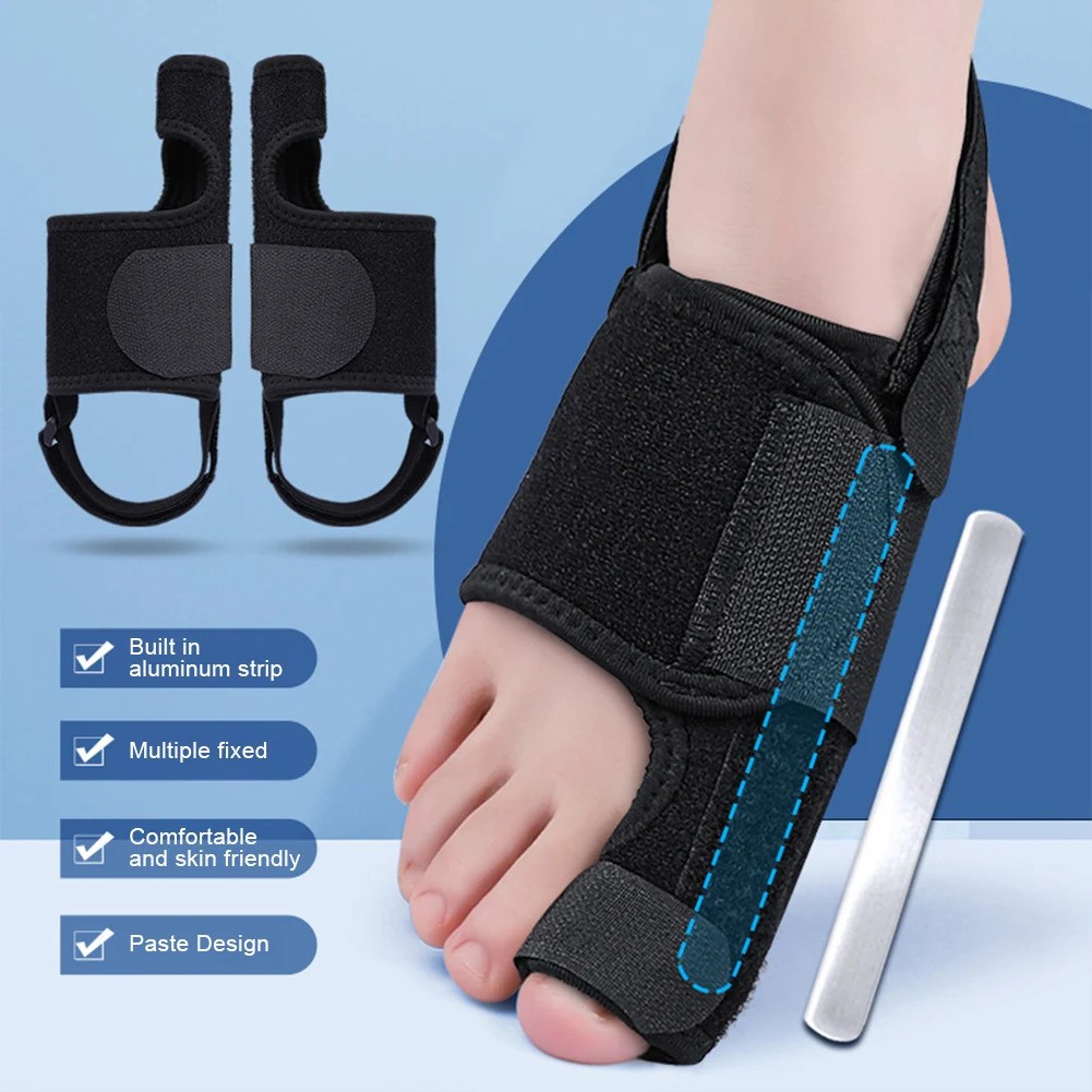 2PCS Bunion Corrector Big Toe Splint Straightener Hallux Valgus Left Right Foot