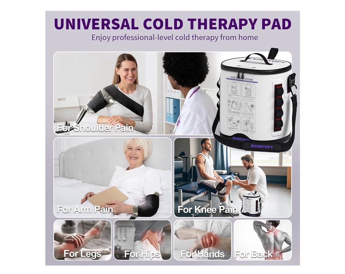 Cold Therapy Machine with Programmable Timer, Portable Ice Machine FOR Knee