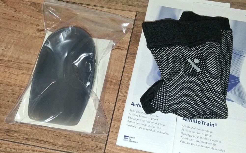 Bauerfeind AchilloTrain Achilles Sehnen Bandage Tendon Support Size 3 Titan READ