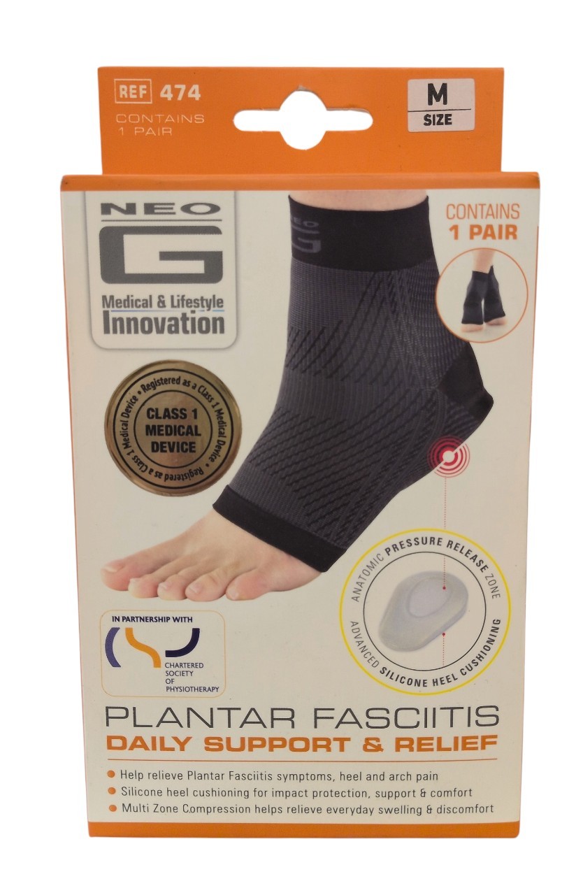 Neo G Plantar Fasciitis Daily Support & Relief 1 Pair Size M