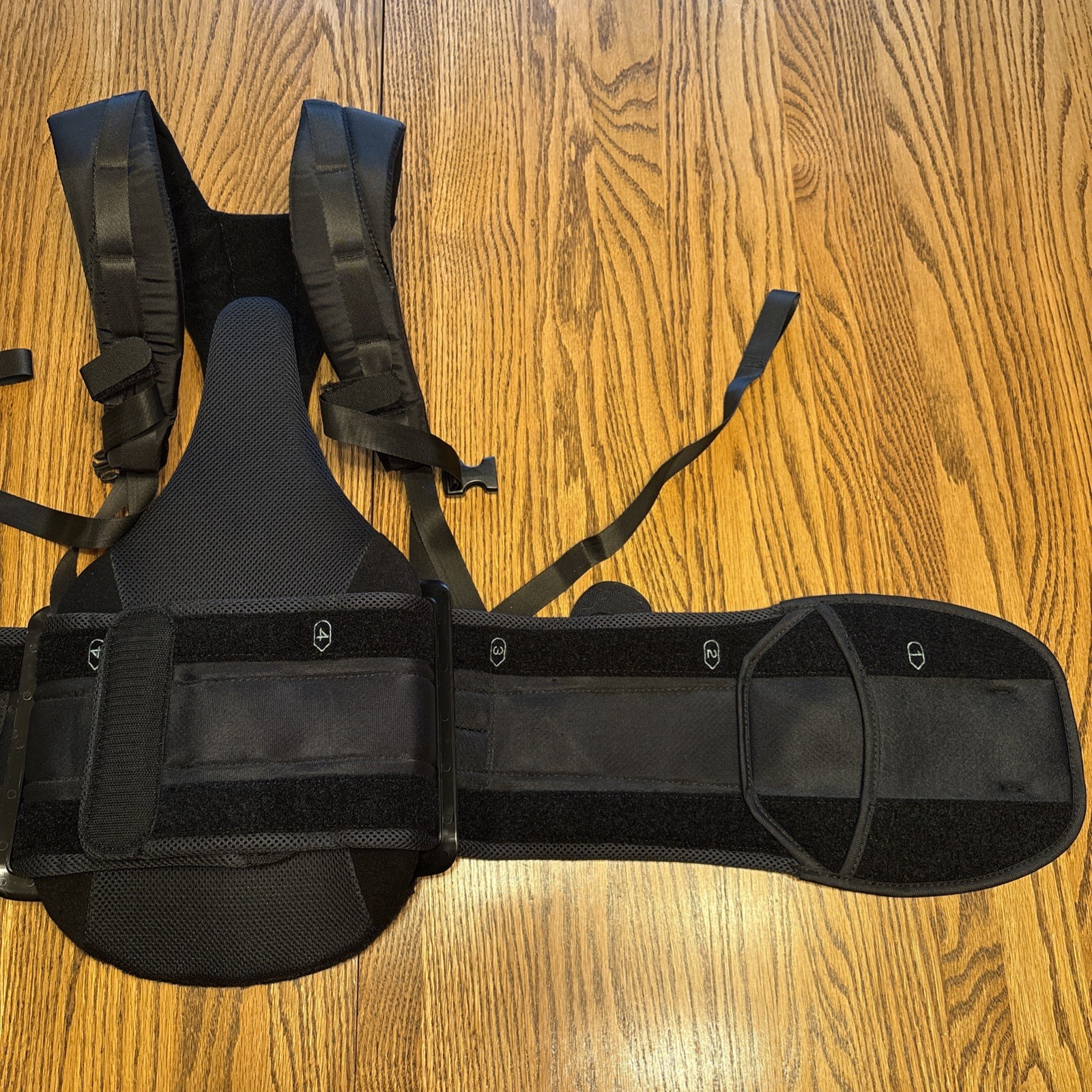 Aspen Horizon 456 TLSO One Size Adjustable Back Brace Black