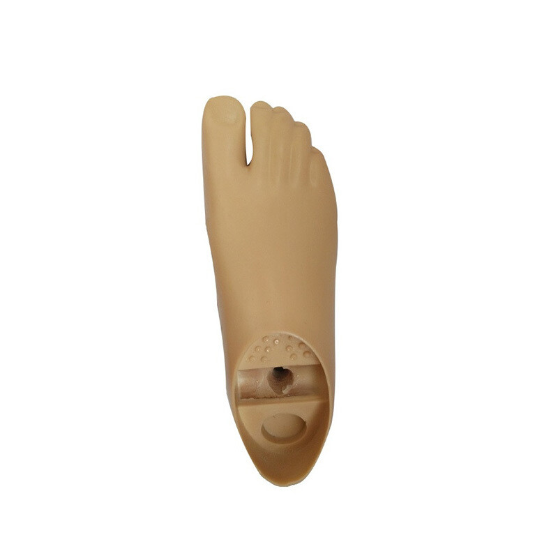 Prosthetic Leg Parts Single Axis Prosthetic Artificial Foot size 21cm-29cm beige