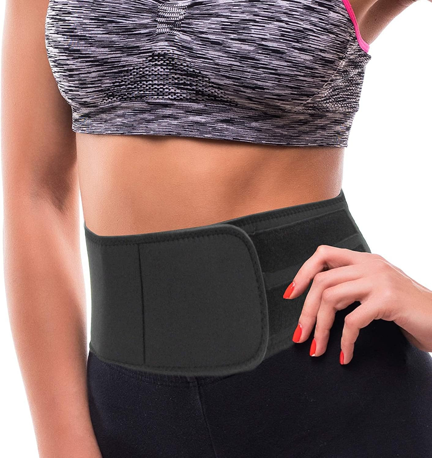 Copper plus Gear Premium Fit Back Brace Lower Lumbar Support Belt. Adjustable fo