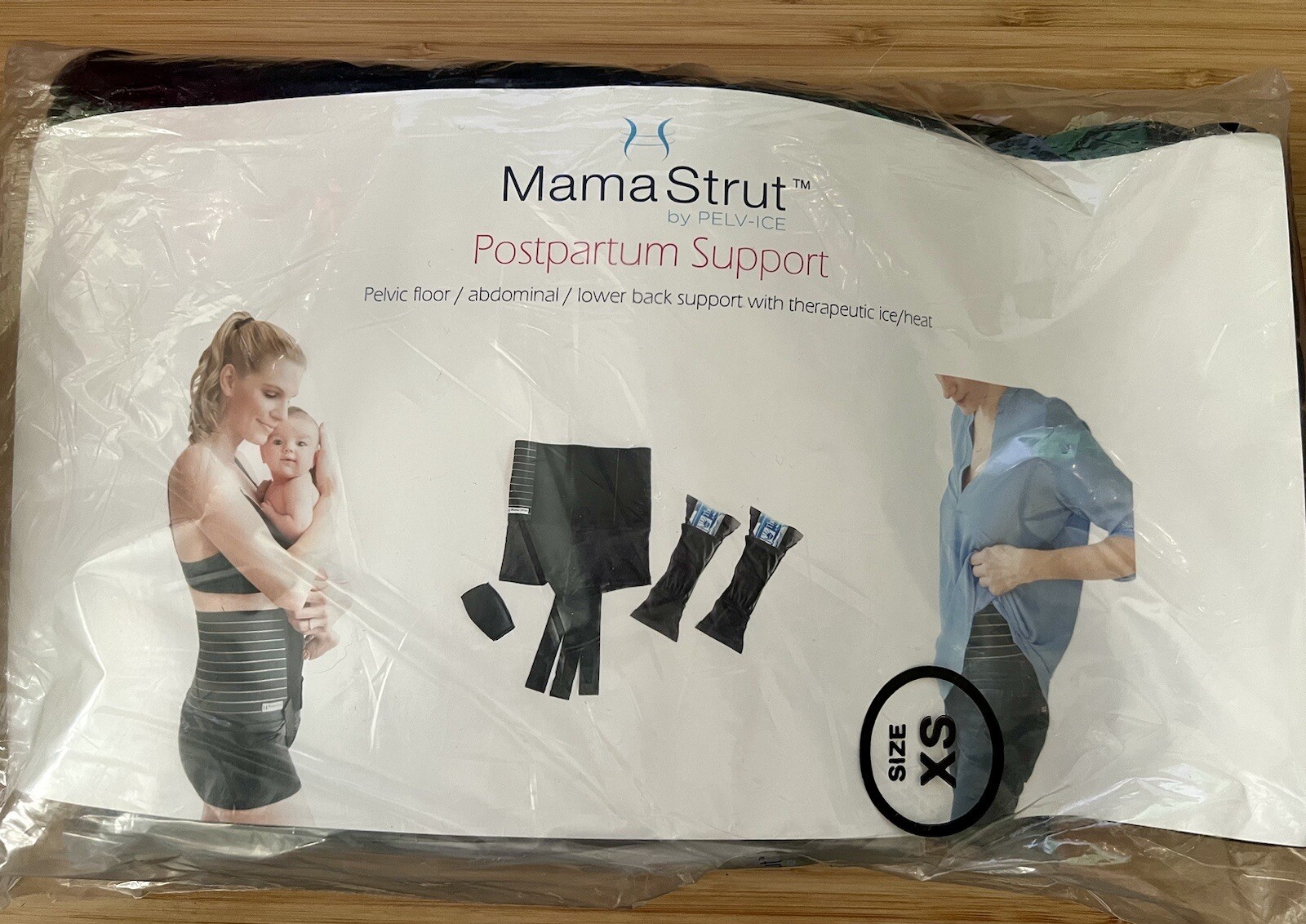 Mama Strut – Postpartum Support Brace (XS, Black) – BRAND NEW!