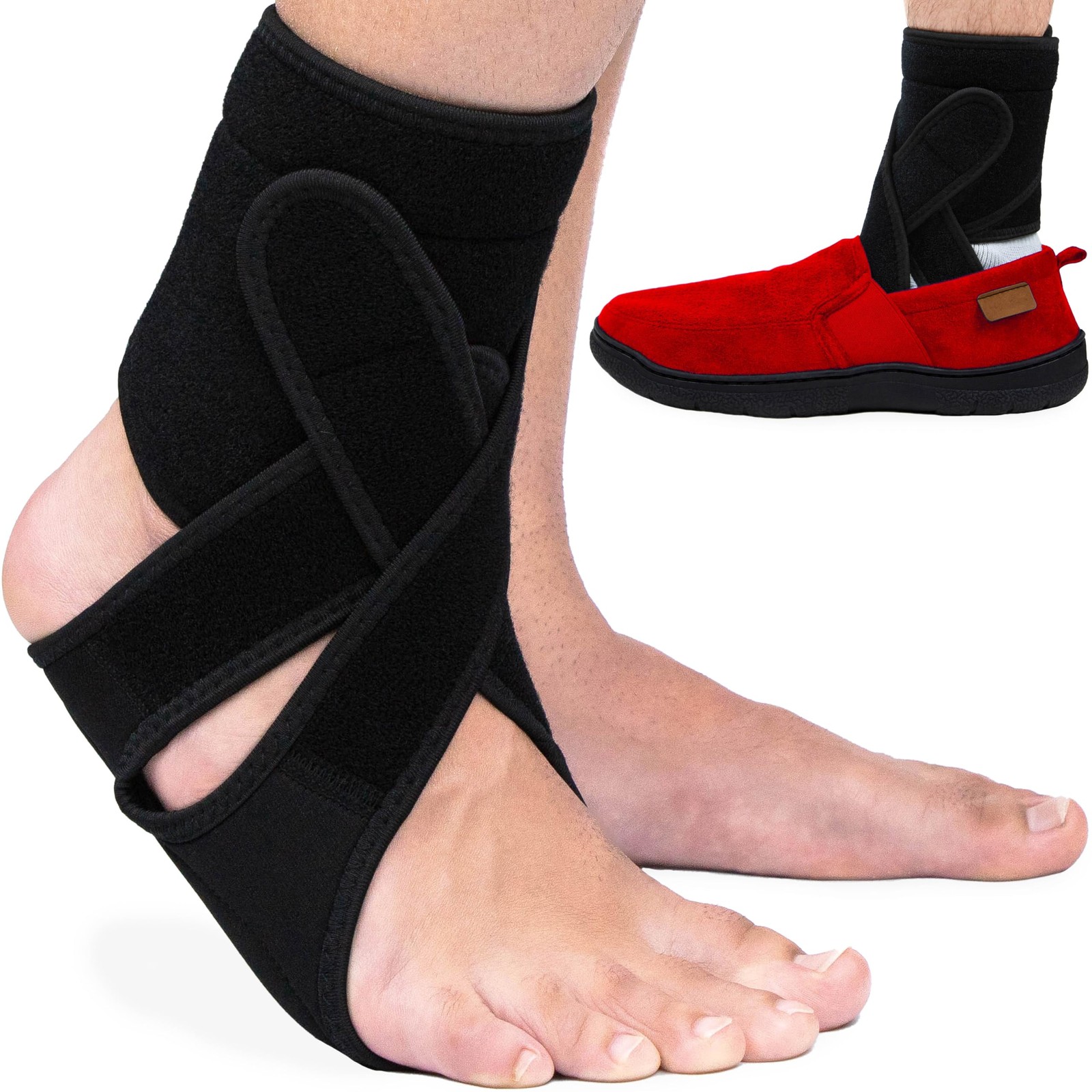 AFO Foot Drop Brace For Walking For Men and Women (Right)