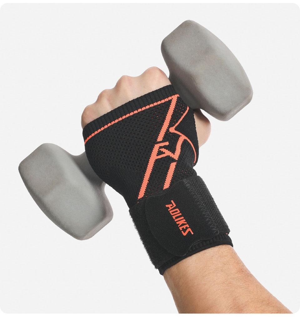 Aolikes 1pc Wrist Guard Support Arthritis Gloves Sprain Band Elastic Bandage Wri