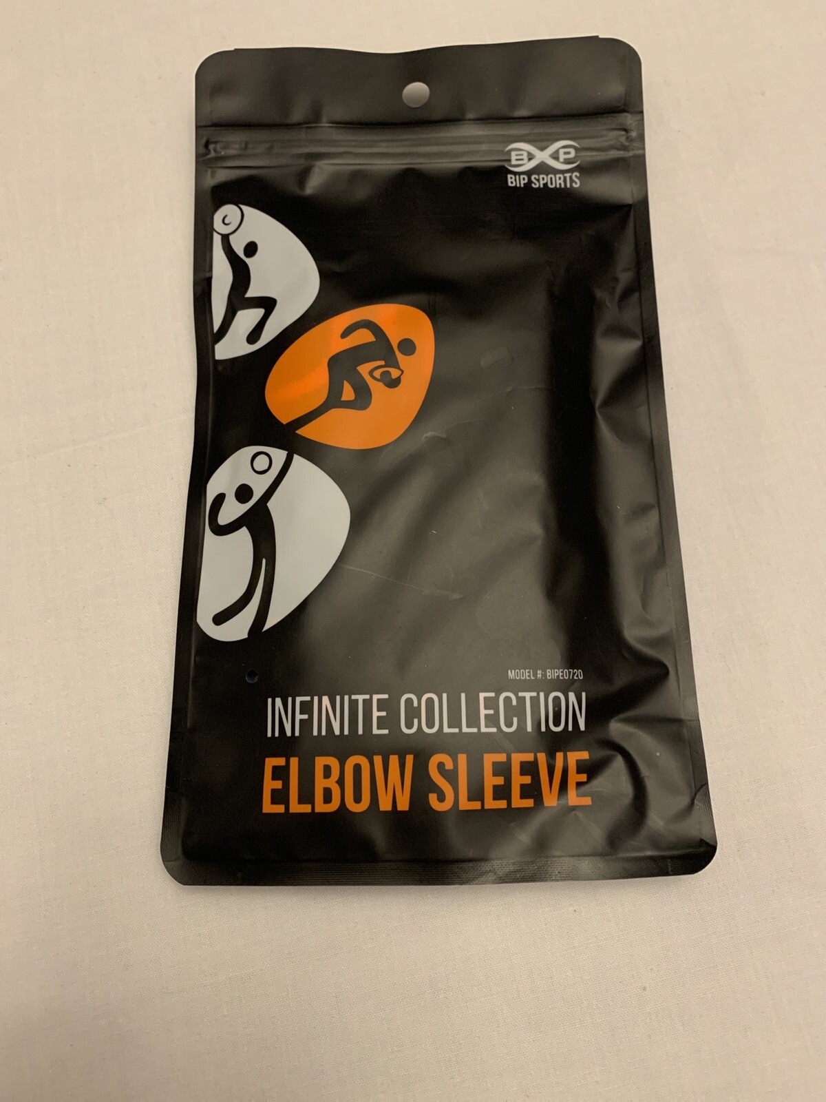 BIP Sports Infinite Collection Elbow Sleeve New Medium Gray/Orange #BIPE0720