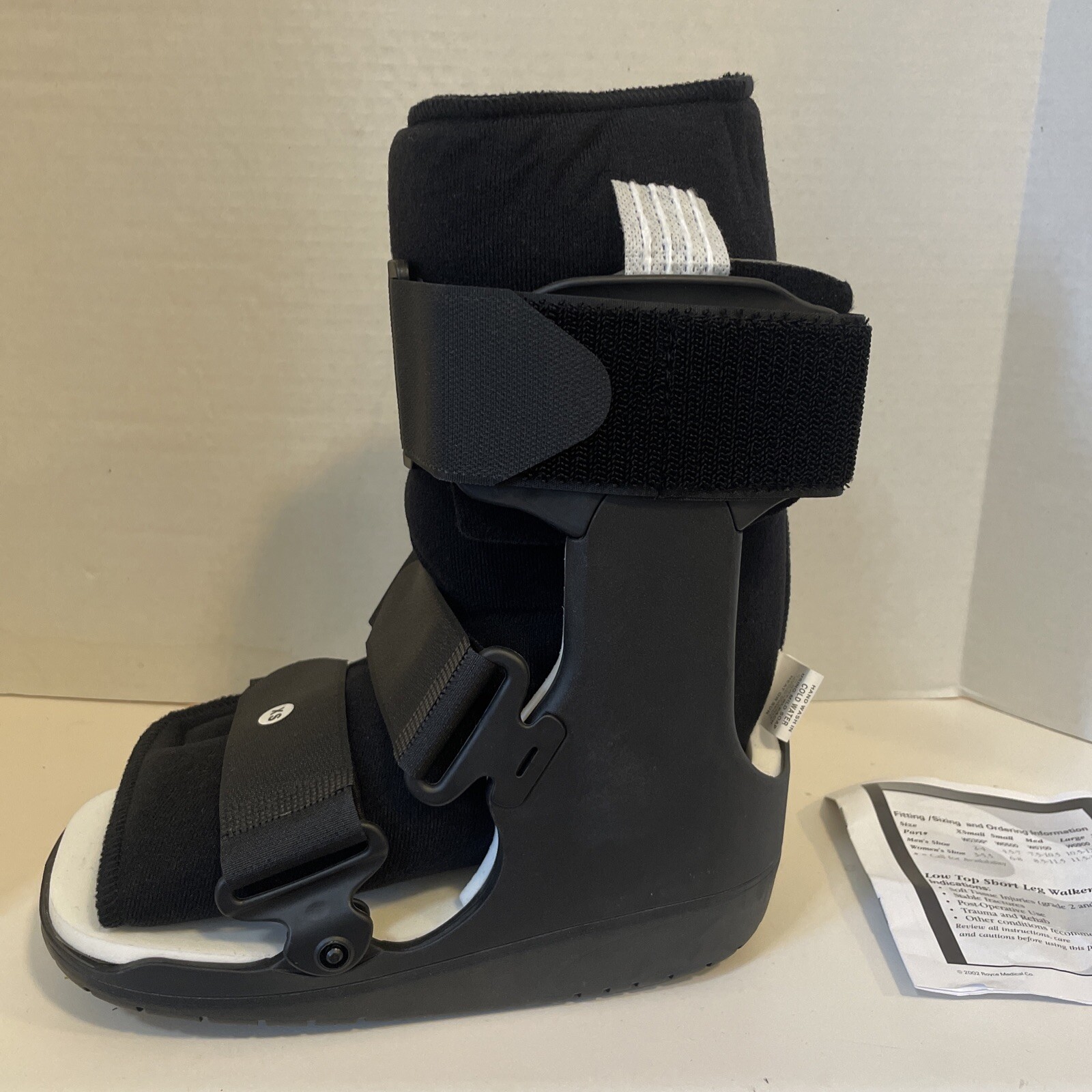 Royce Medical Walking Boot, Size XS Low Top Short Leg Walker