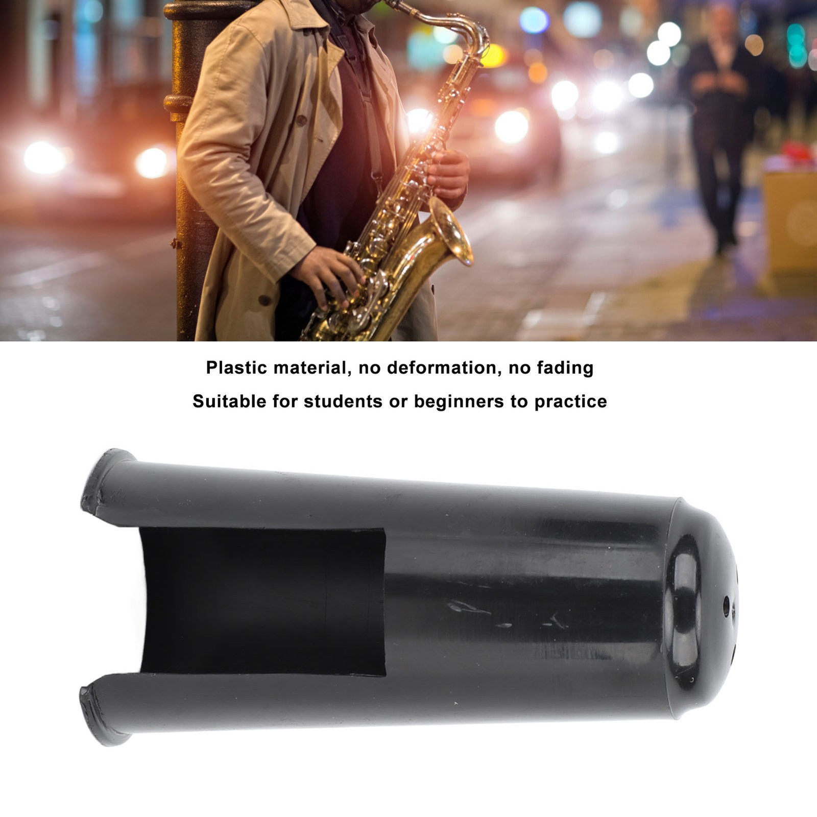 1 Alto Saxophone Mouthpiece Cap Lightweight Protector For Musicians Plastic