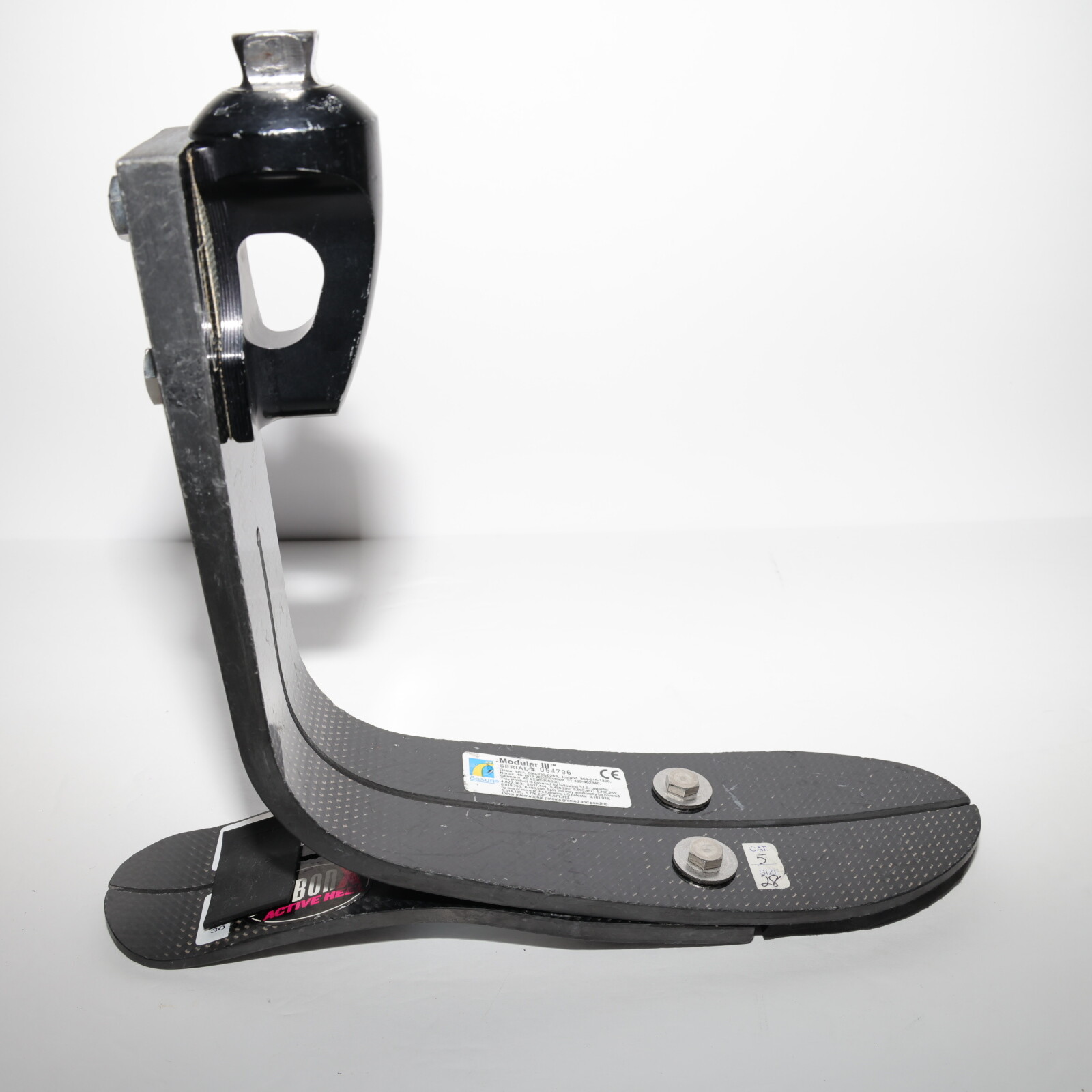 OSSUR MODULAR III 3 PROSTHETIC HIGH PROFILE FOOT Sz 28 CAT 5 CARBON LIGHTWEIGHT