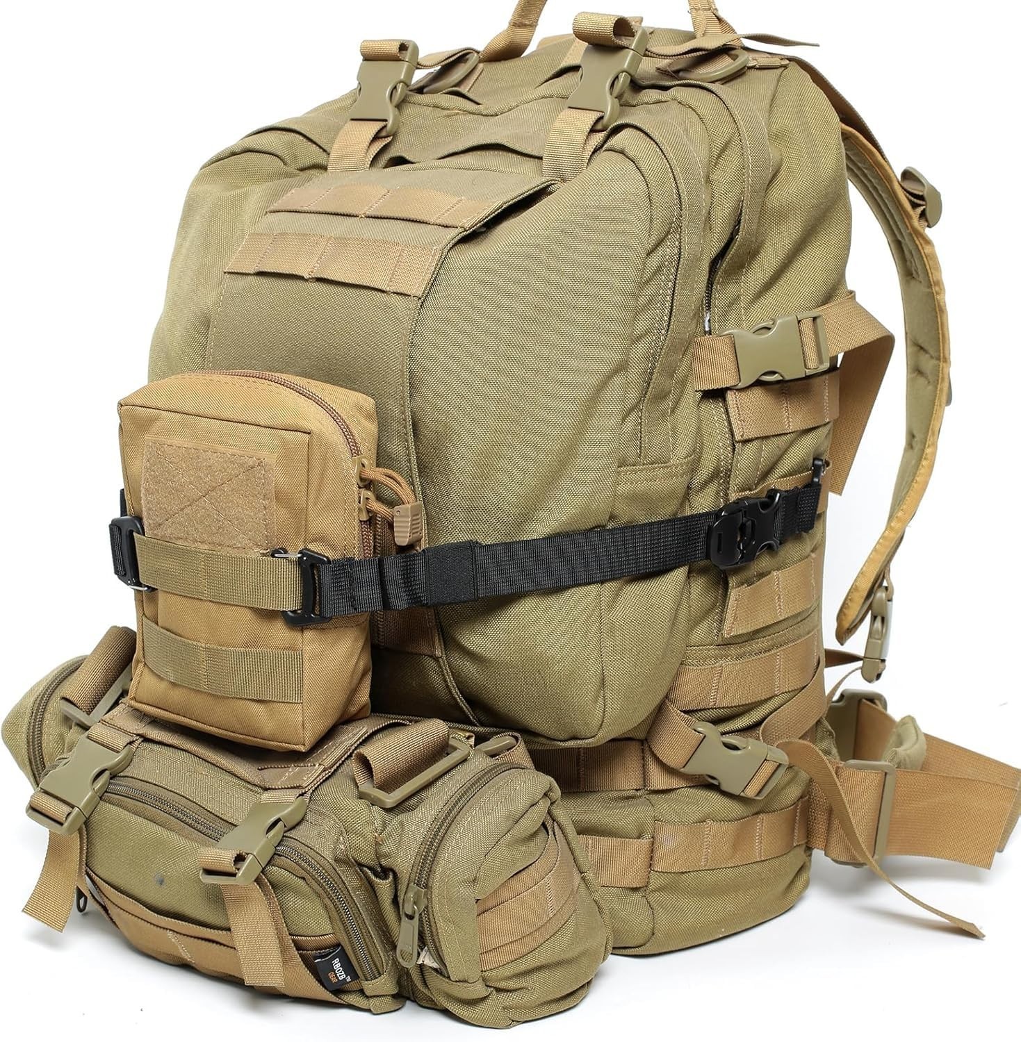 Adjustable MOLLE Tactical Straps 7.5-22″ for Backpack, Gear, Rucksack – Heavy Du