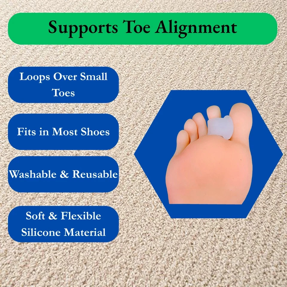 Corrector Hallux Valgus Bunion Toe Splint Straightener Big Foot Support Gel Pad