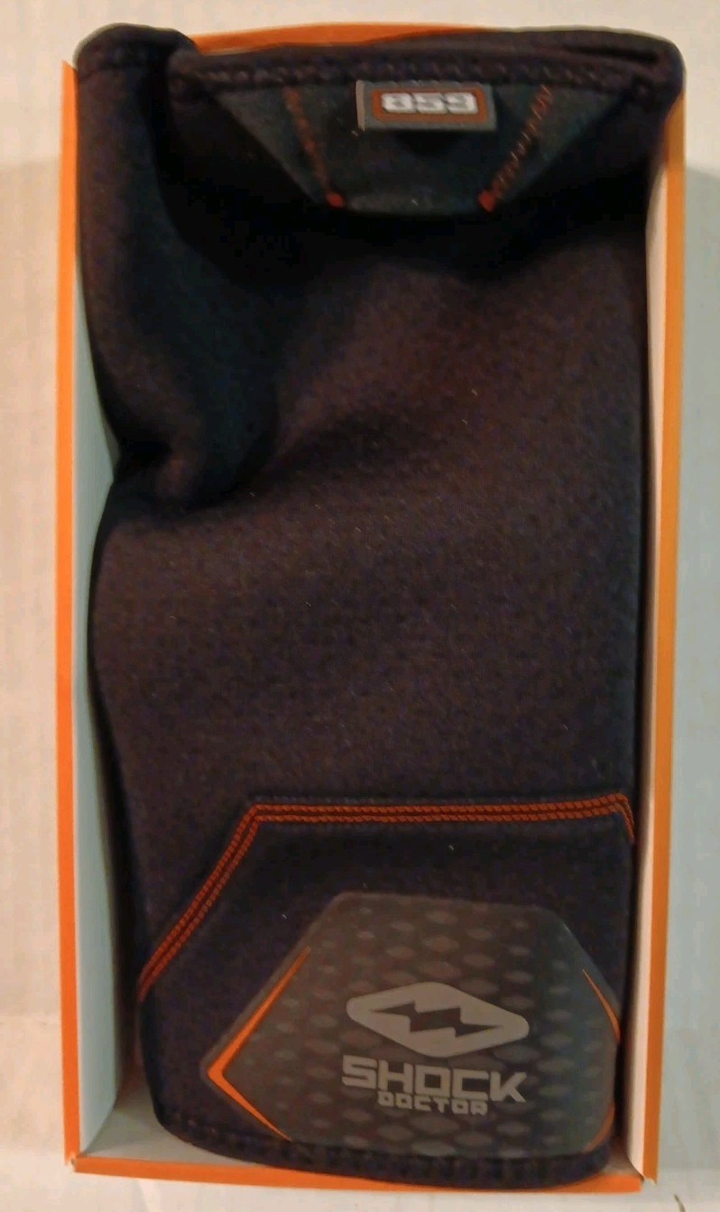 Shock Doctor Thigh-Groin Sleeve (Black, X-Large) Black. New Open Box