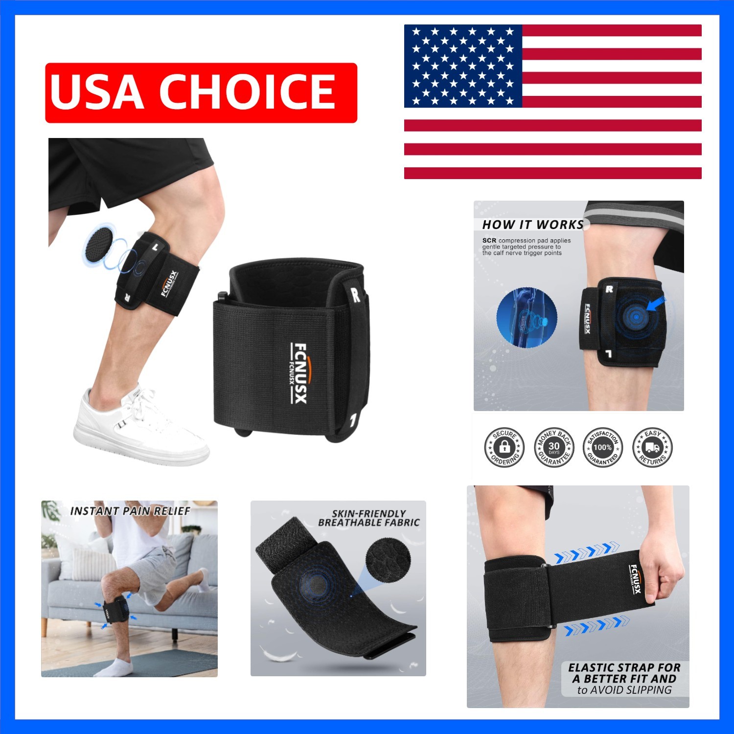 Sciatica Pain Relief Devices Brace, Sciatic Ease Nerve Brace for Men Women, L…