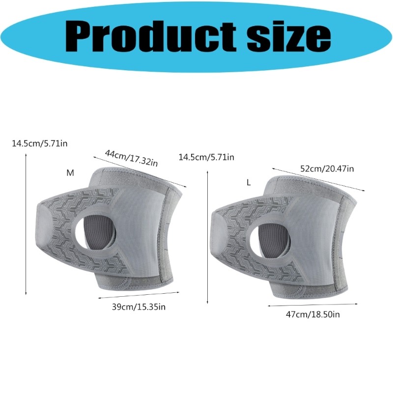 Shock Absorption Breathable Sport Knee Brace with Spring Stabilizers for Running