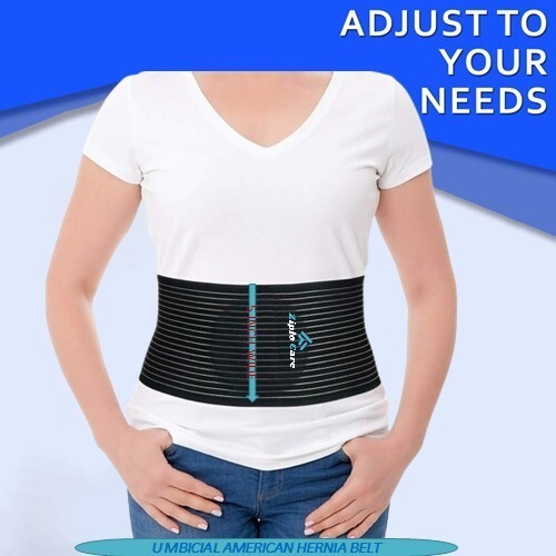 Umbilical Hernia Belt Hernia Support Brace with Removable Compression Pad Navel