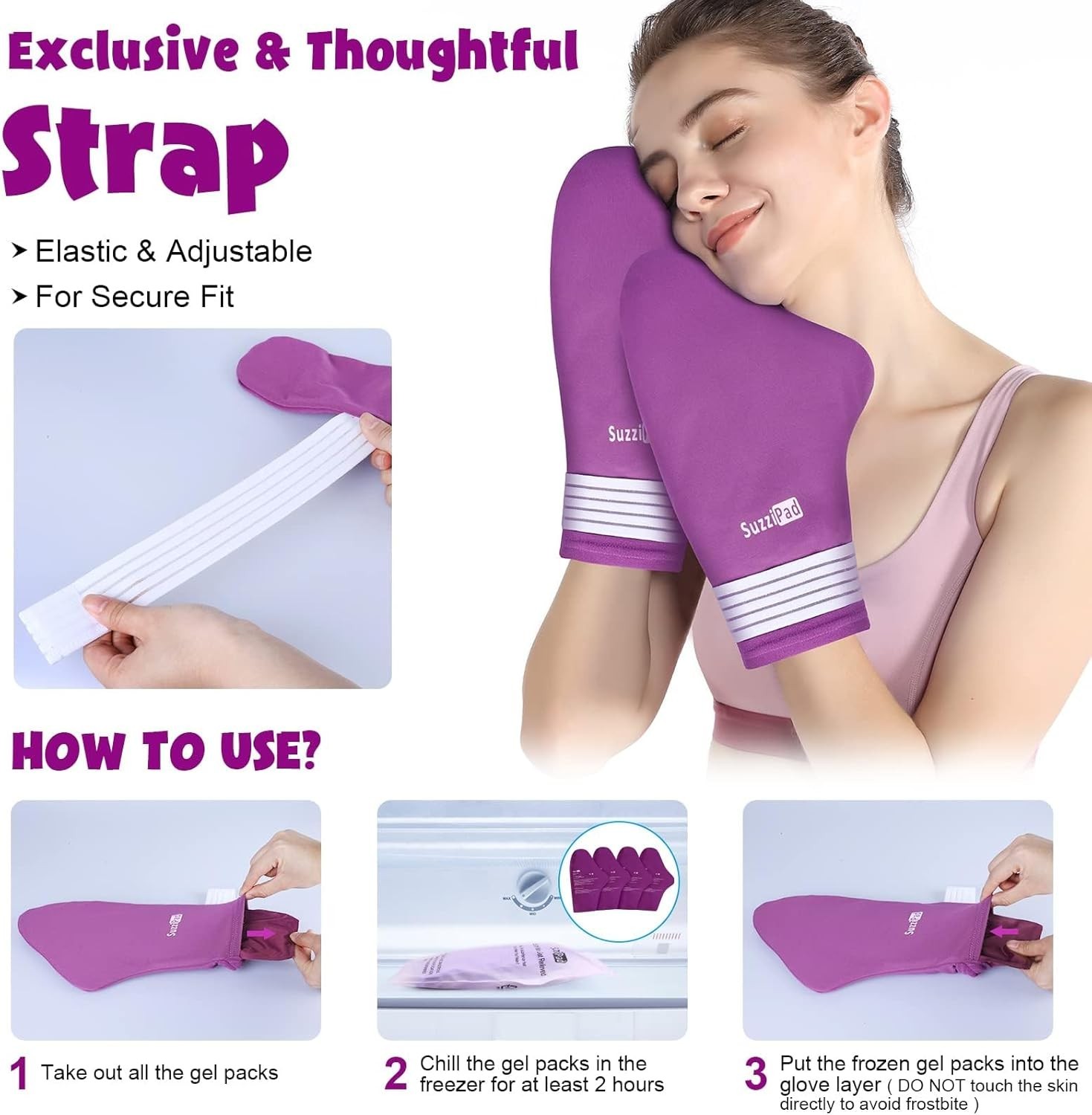 Cold Socks & Hand Ice Pack, Cooling Gloves for Chemotherapy