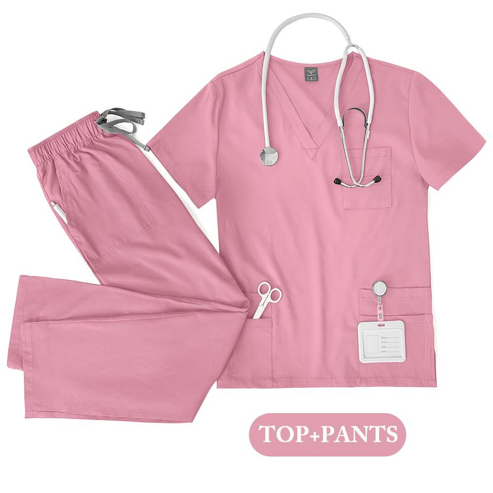 Unisex Medical Scrubs Set for Men & Women – Nurse, Doctor, Lab Wear