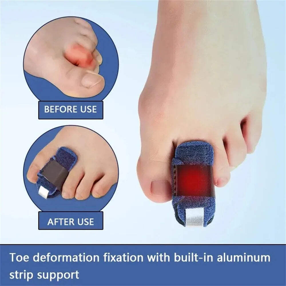 1pcs Toe Splint Toe Straightener For Hammer Toe Brace Hammertoe Splint Toe Wrap