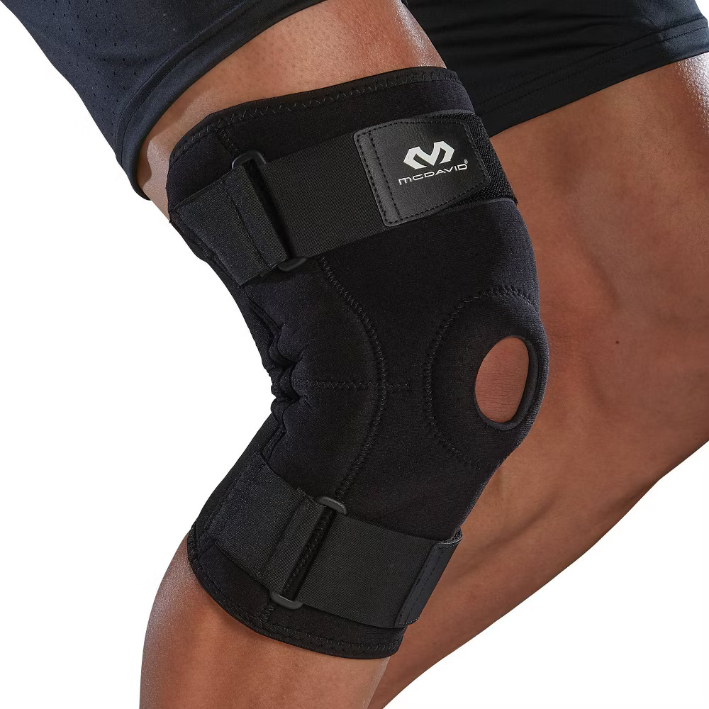 McDavid Sport Knee Brace with Hinges – Black – L/XL