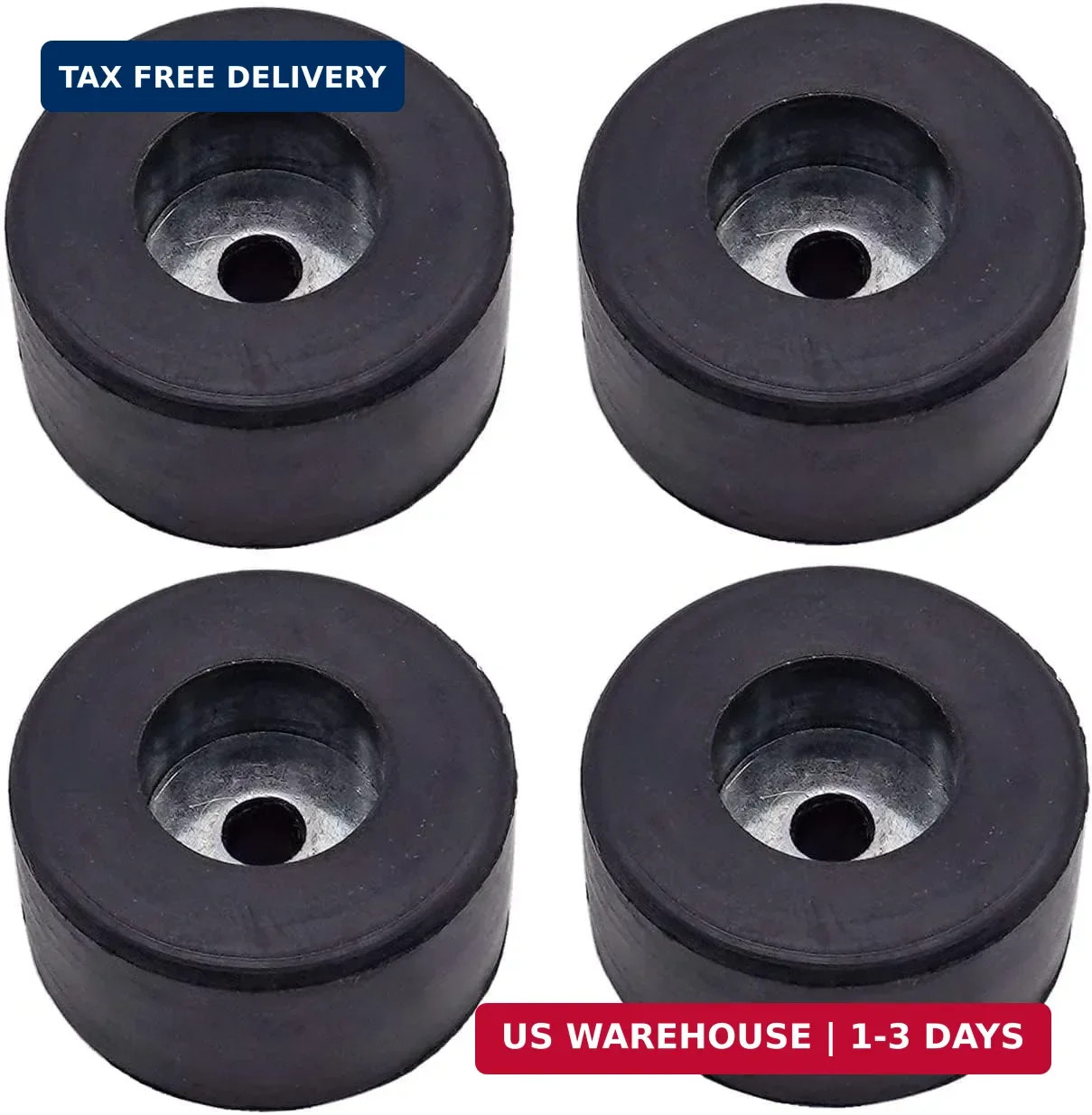4PCS 192310GS Anti Vibration Foot Pads – Rubber Isolator Bumpers for Air Compres