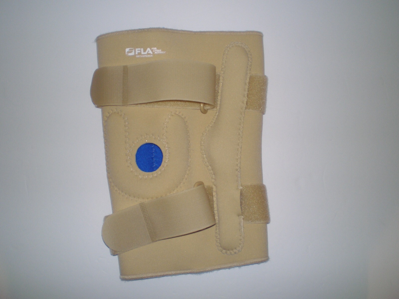 FLA Stabilizing Knee Brace w/Composite Hinges Beige X-Large
