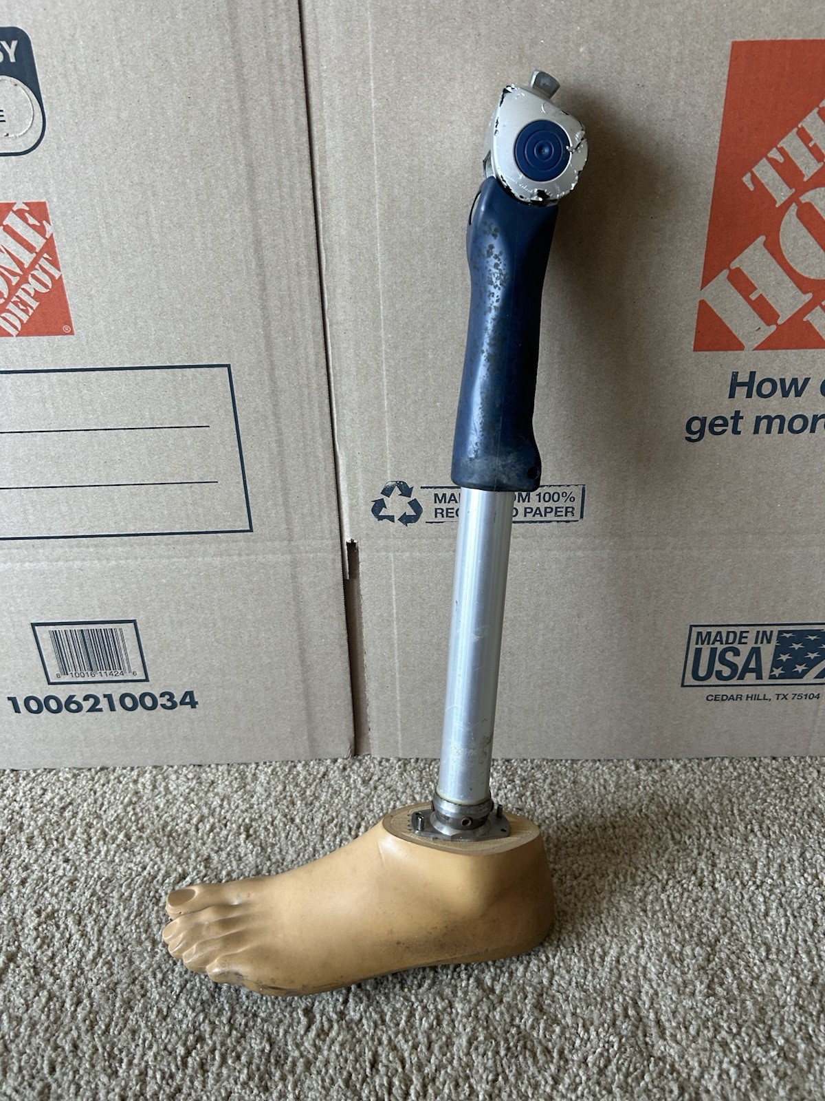 OTTOBOCK Otto Bock 3r92 Prosthetic Knee And Foot. As Is FOR PARTS