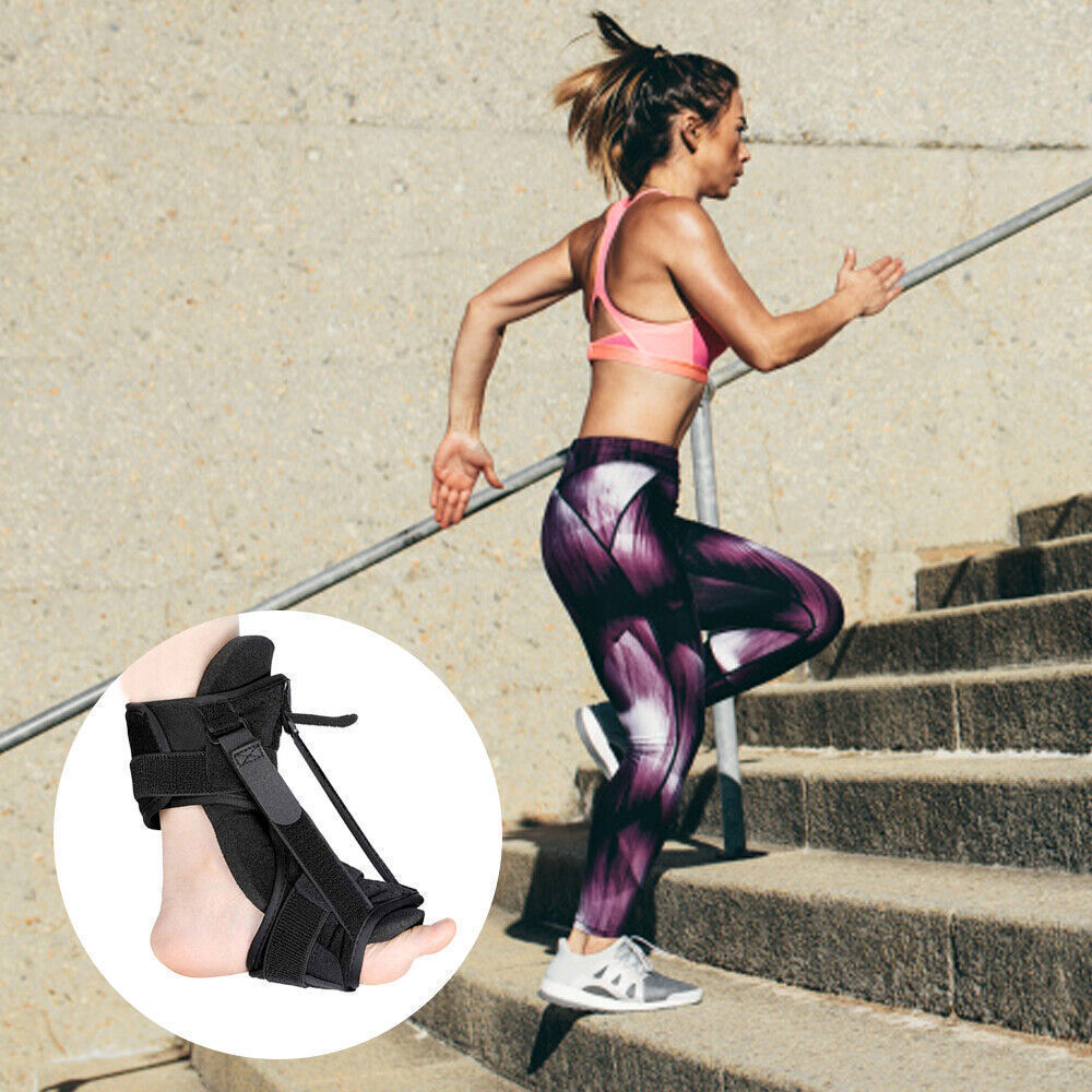 Plantar Fasciitis Night Splint Adjustable Ankle Brace Foot Drop Orthotic Brace