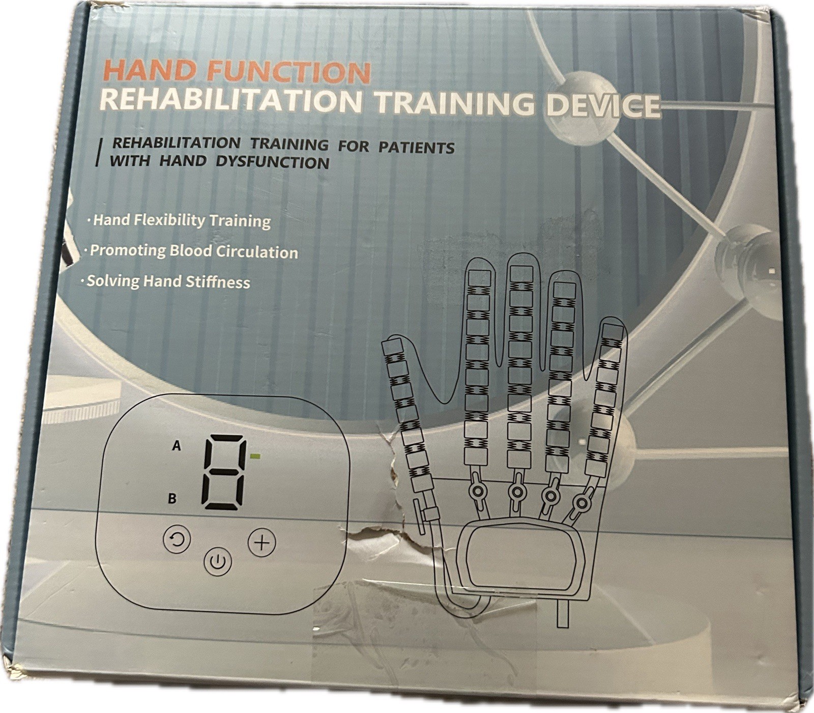 Rehabilitation Robot Gloves Advanced Hand Therapy for Stroke, Small Left Hand